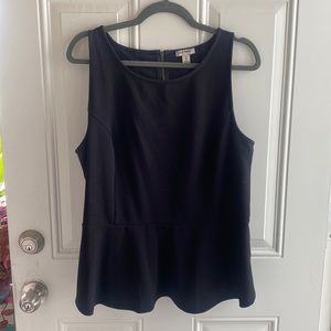 Old Navy Women’s Black Peplum Top